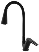 RAV SLEZÁK Colorado drezová batéria so silikónovým ramienkom čierna matná co206.0/13cmat CO206.013CMAT