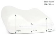 Bellatex Obliečka na anatomický vankúš jersey biela