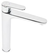 Vysoká umývadlová batéria VitrA Root Round BluEco bez výtoku chróm A42707BE