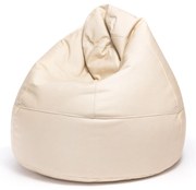 Sedací vak Viper – štýlový a extra pohodlný vak na sedenie pre dospelých Farba: V01 - krémový