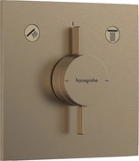 Hansgrohe DuoTurn E, batéria pod omietku pre 2 spotrebiče, kartáčovaný bronz, HAN-75417140
