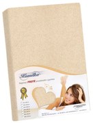 Bellatex Froté prestieradlo Kamilka béžová, 100 x 200 cm