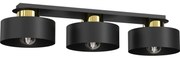 Stropné svietidlo MARTI 3xE27/15W/230V čierna/zlatá