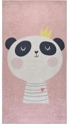 Svetloružový prateľný detský koberec 100x160 cm Royalty Mascot – Vitaus