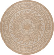 Ayyildiz, Kusový koberec Comilla 887 Beige kruh, 200x200 (priemer) kruh, béžová, chodba / predsieň