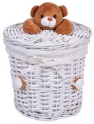 Prútený kôš s medvedíkom 15L