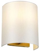 Elstead DL-COOPER-S-IV-AB - Nástenné svietidlo COOPER 1xE27/60W/230V zlaté