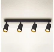 Brilagi - Bodové svietidlo SELE 4xGU10/30W/230V čierna/zlatá BG0632