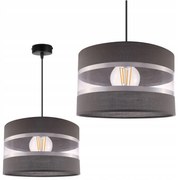 Závesné svietidlo Elegance, 1x textilné tienidlo (výber z 3 farieb), (výber z 5 farieb konštrukcie)
