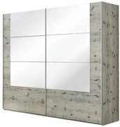 Skriňa Talin 250 dub wellington/zrkadlo