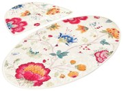 Svetlohnedé kúpeľňové predložky v súprave 2 ks 60x100 cm Arya – Foutastic