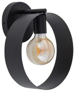 Nástenné svietidlo HAPPY 1xE27/60W/230V čierna