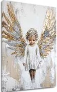Obrazy anjelov Strážca detí | 100% originál domaľovaný akrylom