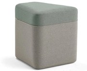 Taburet POINT, piesková/zelenošedá