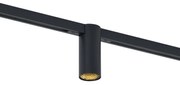 Moderný reflektor čierny pre koľajnicový systém 1-fázový GU10 35mm - Slimline Nubee Honey