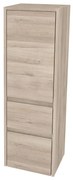 Mereo Opto kúpeľňová skrinka vysoká 125 cm, pravé otváranie, Multidecor, Dub Kronberg svetlý, MER-CN995PDKRS