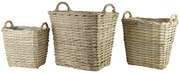 Sada 3 ks košíků GUSTAV VI M-XL béžová