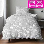 Bavlnené obliečky ARZA GREY 4-dielna sada 140x200 cm