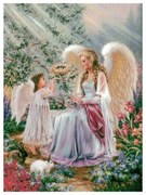 785664 NORIMPEX 5D Diamantová mozaika - LARGE - Kráľovná anjelov