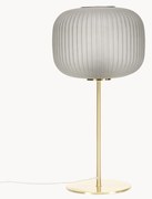 Veľká stolová lampa so skleneným tienidlom Sober