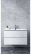 Catania White Kúpeľňová skrinka s umývadlom 100cm