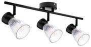 Bodové svietidlo BEST 3xE14/40W/230V čierna