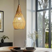 Ratanové závesné svietidlo LF03-L prírodné