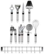 Sada kuchynských nástrojov z nehrdzavejúcej ocele 9 ks