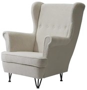 Skandinávske kreslo MARS Světle šedá