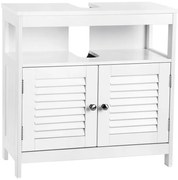 Biela kúpeľňová skrinka EIKE