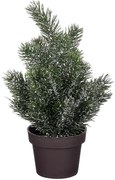 Vianočný stromček zelený omrznutý výš. 24 x hl. 12 cm 1121020