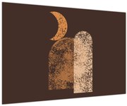 Obraz - Oranžové oblúky N⁰2 (90x60 cm)