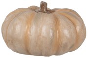 Béžová antik dekorácia tekvice Pumpkin Carbassa - Ø 22*13 cm
