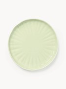 Plytké taniere's reliéfom z porcelánu Sali, 4 ks