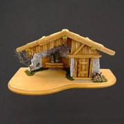 AMADEA Drevený betlehem BEZ FIGURÍK 50 cm