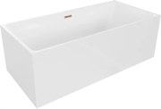 Voľne stojaca vaňa Mexen Nita 170x80, biela/ruž.zlato