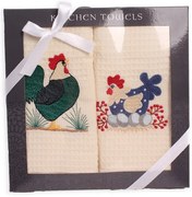 Utierky v darčekovom balení 2 set Sliepočky