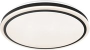 TOP LIGHT Stropné svietidlo Onyx KS RC, biela-čierna