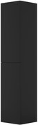 Deante Prizma, vysoká závesná skrinka 350x350x1600 mm, čierna matná, DEA-SDI_NSL1