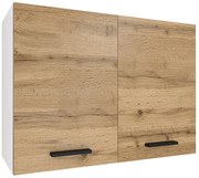 Kuchynská skrinka Belini horná 80 cm dub wotan TOR SG80/2/WT/DW/0/B1