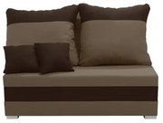 Dvojmiestna pohovka s funkciou spania GUSTO 2 Svetlo hnedá/tmavo hnedá