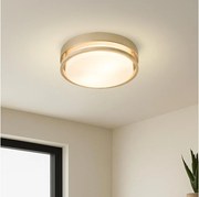 Brilagi - Stropné svietidlo ORINO 2xE27/40W/230V priemer 27 cm zlatá/dub