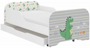 Detská posteľ KIM - DINO 140x70 cm + MATRAC