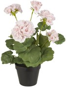 Ib Laursen Dekoratívne umelé muškáty Pink Flowers