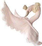 Dekorácia do detskej izby labuť - púdrová