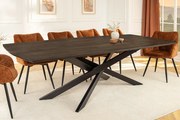 Luxusný jedálenský stôl z masívu Anglet Mango hnedá 220cm