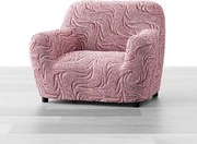 Bielastické poťahy BRILLANTE bordó kreslo (š. 60 - 110 cm)