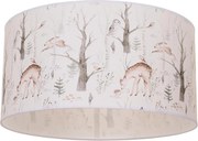 Detské stropné svietidlo KIDS ROOM, 1x E27/60W/230V, priemer 40 cm, motív zvieratiek