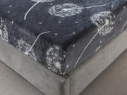 XPOSE® Mikroplyšová plachta PÚPAVY Exclusive - sivá 180x200 cm