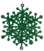 VIANOČNÁ DEKORÁCIA SPLICE SADA 6KS 10X10 CM ZELENÁ